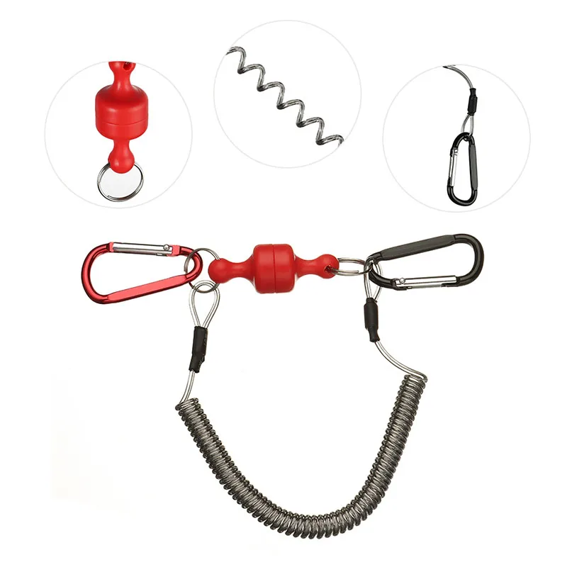 Magnetic Fishing Anti-loss Rope Carp Fishing Tools Accessories Outdoor Goods Quick-release Strongagnetic Portable Buckle