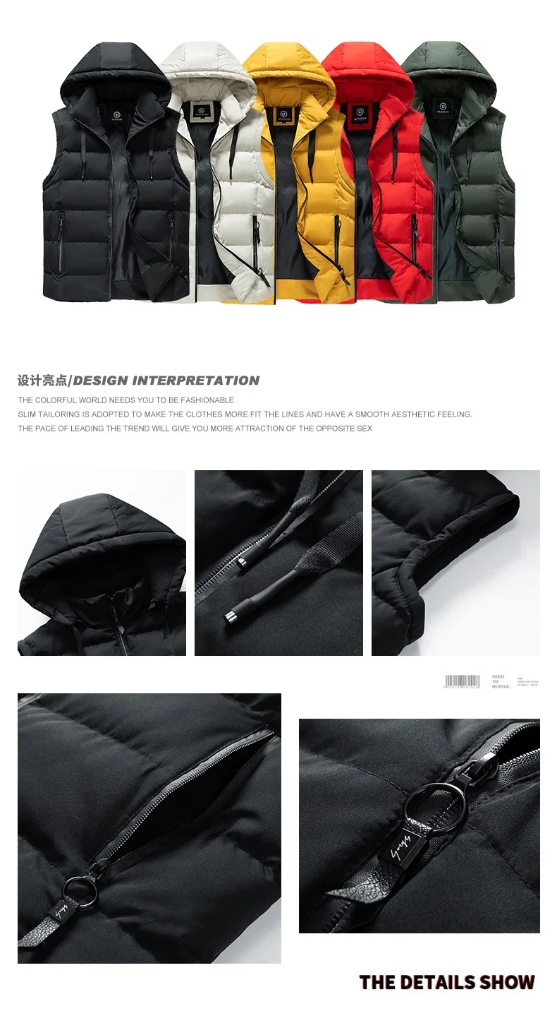 PlatiNum Men's Parka Padded Jacket - Detail View