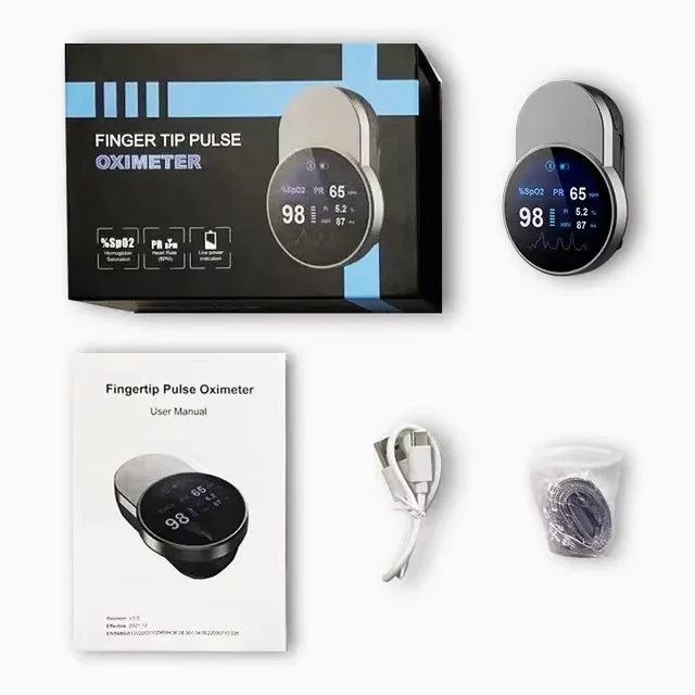 Bluetooth Wireless transmission Digital spo2 fingertip oximeters Finger Clip oximetro recargable usb Bluetooth pulse Oximeter