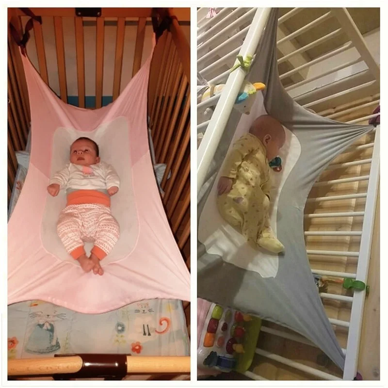 European American Baby Crib Hammock Detachable Breathable Soft Comfortable Sleep Comfort Hammock Family Baby Cradle Bed 2