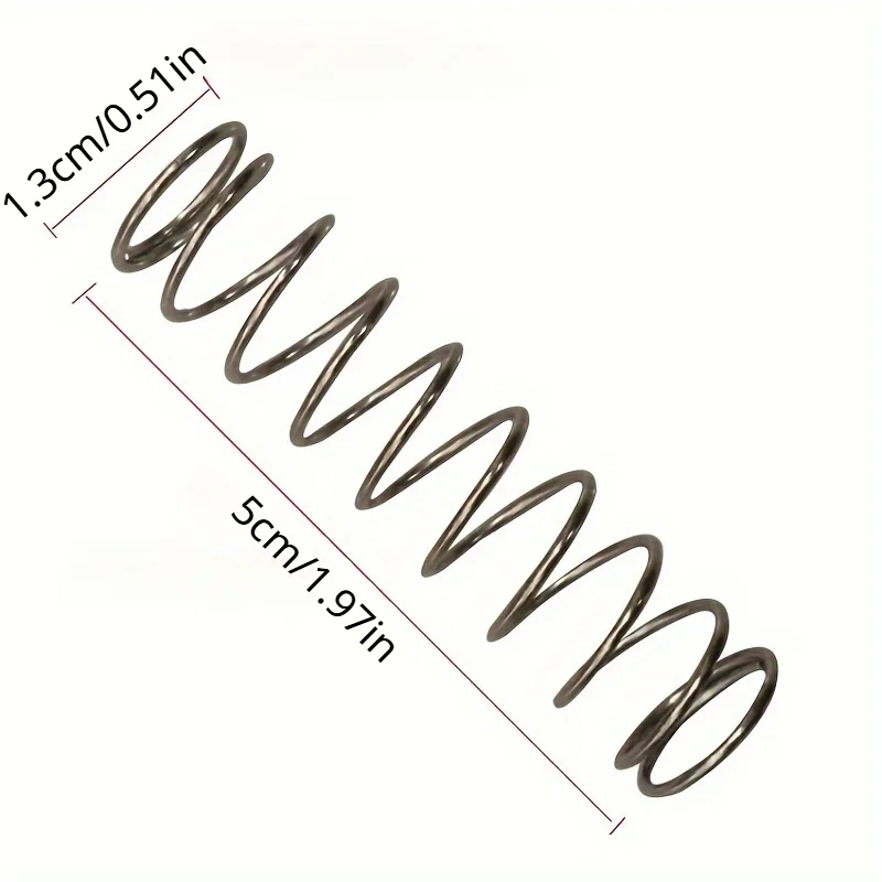 10pcs Stainless Steel Shear Spring Replacement, Pruning Fruit Tree Garden Shears Spring, Shear Accessories