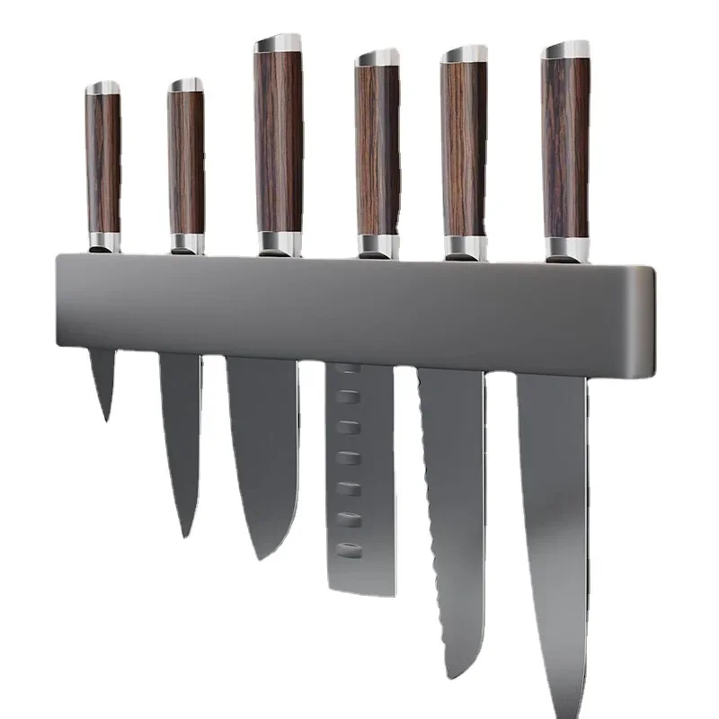 Wall Mounted Knife Holder Kitchen Multifunctional Shelf Storage Accessories
