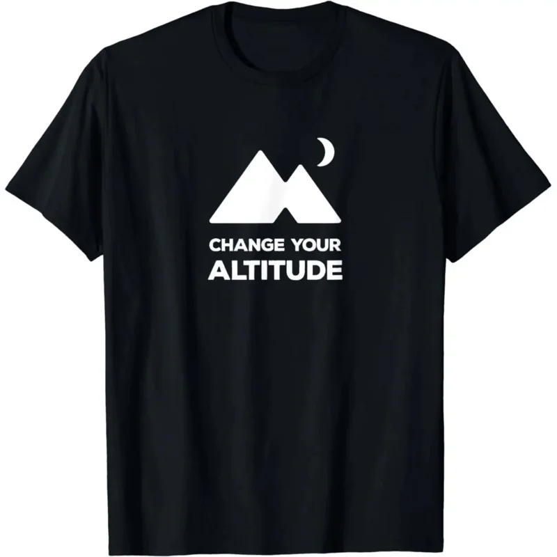 

Graphic T Shirts Men Clothing Camisetas Change Your Altitude, Hiking Adventures, Outdoors Mountains T-Shirt hunter x hunter