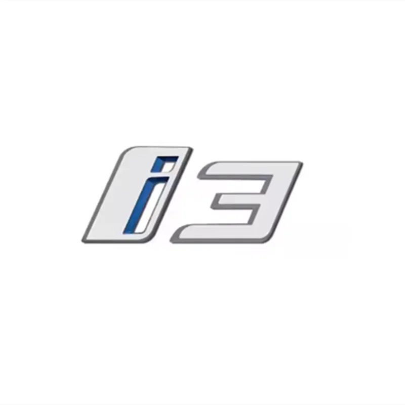 3D ABS Material Car Sticker Letters - Rear Trunk Emblem and Tailgate Decals in Black and Silver