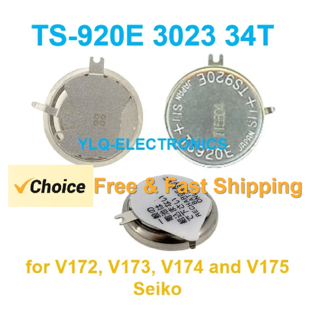 1 шт. 3023,34 T TS920E 3023-34T TS920 3023 34T TS920 Seiko часы с кинетической энергией перезаряжаемая батарея для V172, V173, V174 и V175 1 шт. 3023,34 T TS920E 3023-34T TS920 3023 34T TS920 Seiko часы с кинетической энергией перезаряжаемая батарея для V172, V173, V174 и V175