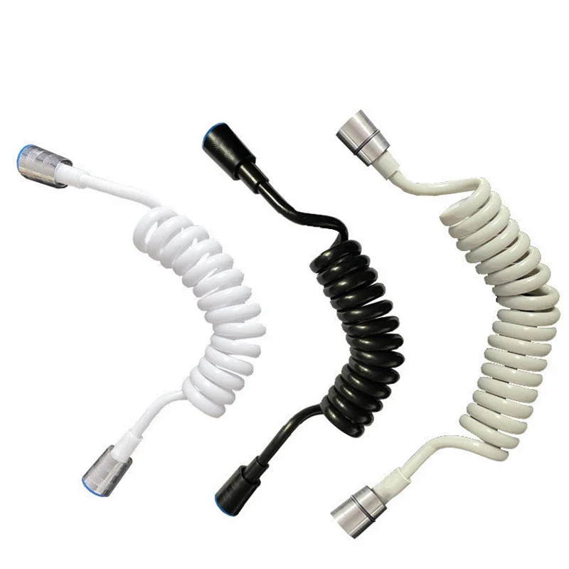Primavera Mangueira de Chuveiro Flexível para Encanamento Água wc Bidé Pulverizador Arma Linha Telefone Mangueira Encanamento Acessórios do Banheiro