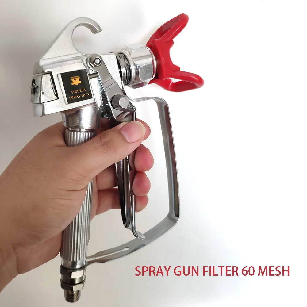Easy Installing Airless Gun Filter  Replacing 60 Meshes Airless Paint Sprayer Parts for Sprayer Machine Supplies
