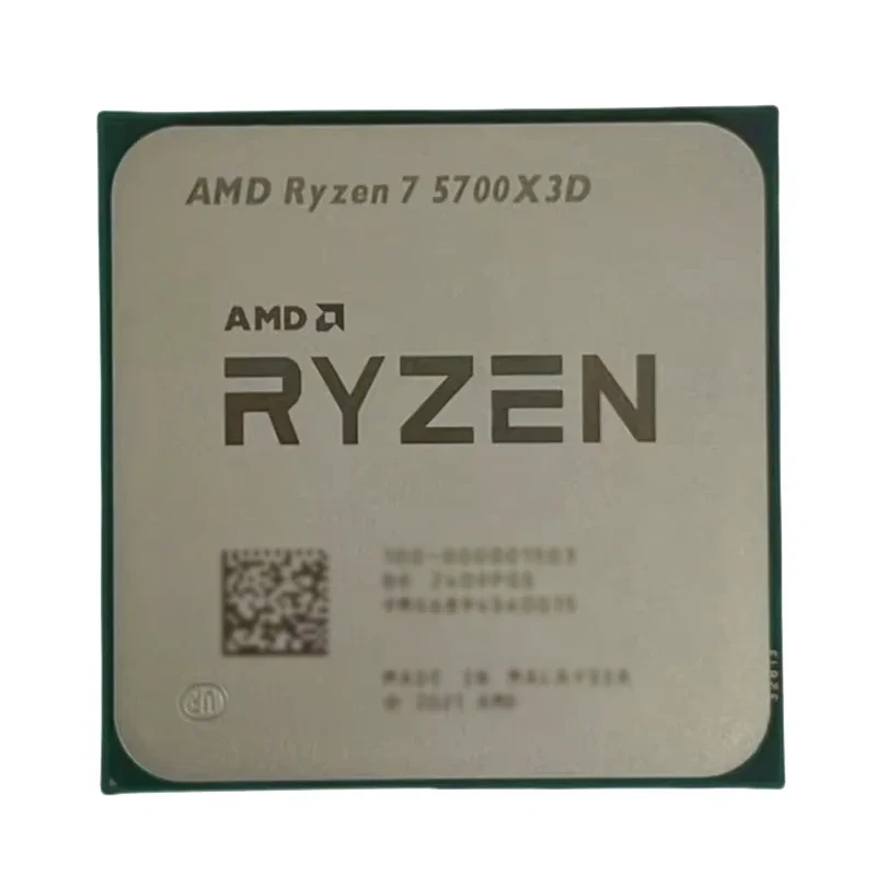 중고 R7 5700X3D AMD Ryzen 7 5700X3D 4.1GHz 8코어 16스레드 CPU 7NM L3=96M 100-000001503 소켓 AM4(팬 없음)