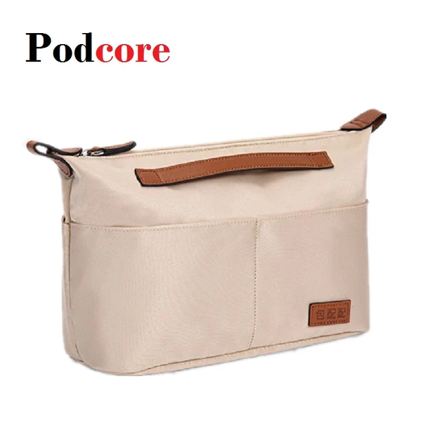 Nylon Organizer Insert Tote Bag Insert Organizers Storage Bag with Handle 7  Pockets Inside Bags Taschen Organizer - AliExpress