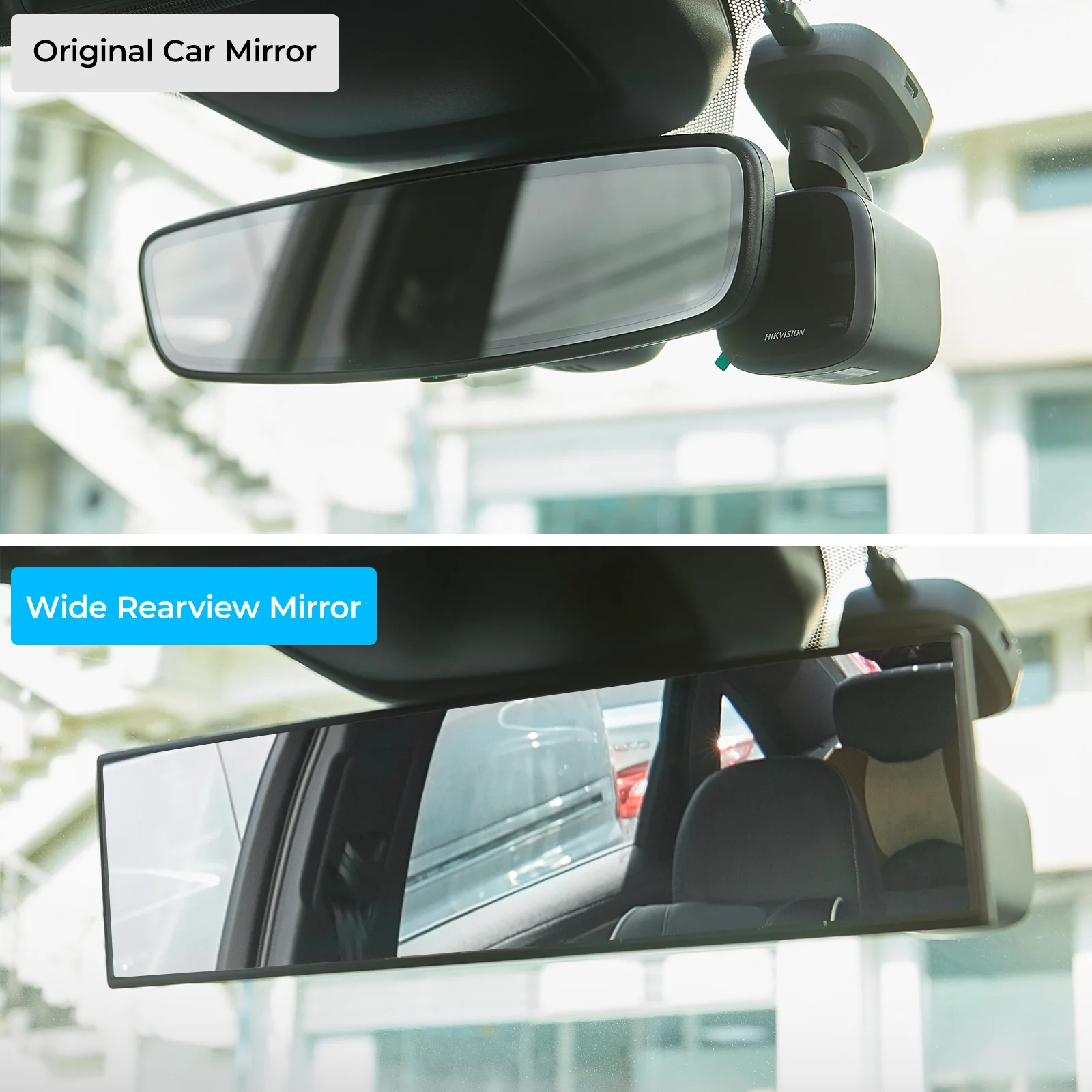 Acheter Miroir de voiture rétroviseurs intérieurs rétroviseur automatique  universel Anti-éblouissement Surface grand angle miroir bleu accessoires  Auto