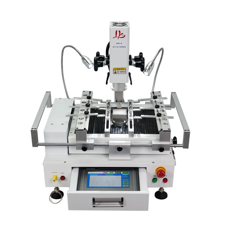 

LY R690 V.3 Infrared BGA rework station SMT bga repair soldering machine with 90MM reball stencil game console pack