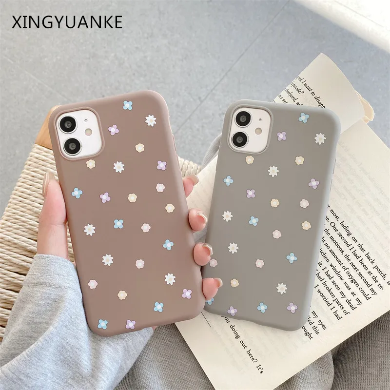 Cute Bear Back Cover For Samsung Galaxy A10 A30 A20E A32 A52 A72 A41 A11 A12 A02S M21 M31S M51 A6 A7 A8 Plus 2018 Silicone Case