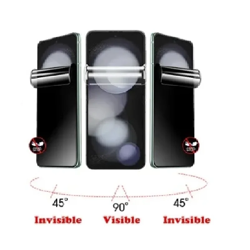 3-Pack Anti-Spy Privacy Hydrogel Film Screen Protector