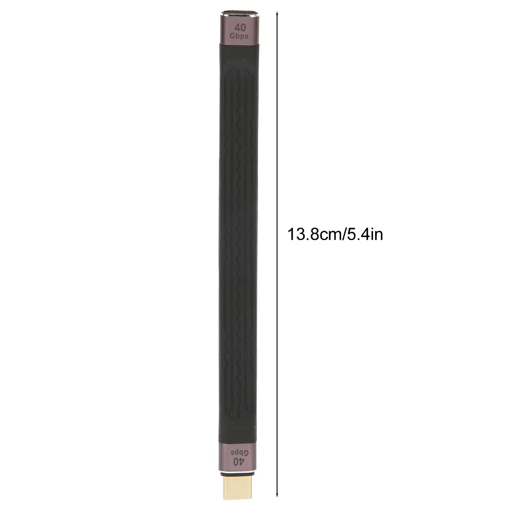 Ultra-Fast 8K USB-C Short Cable - 100W Power Delivery & High-Speed Data Transfer