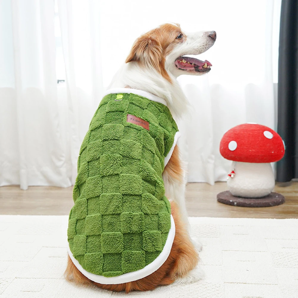 Red Apple Green Winter Dog Sweater Soft Plush Puppy Coat Jacket Warm Dog Clothes for Small Medium Dogs Chihuahua Teddy Costume