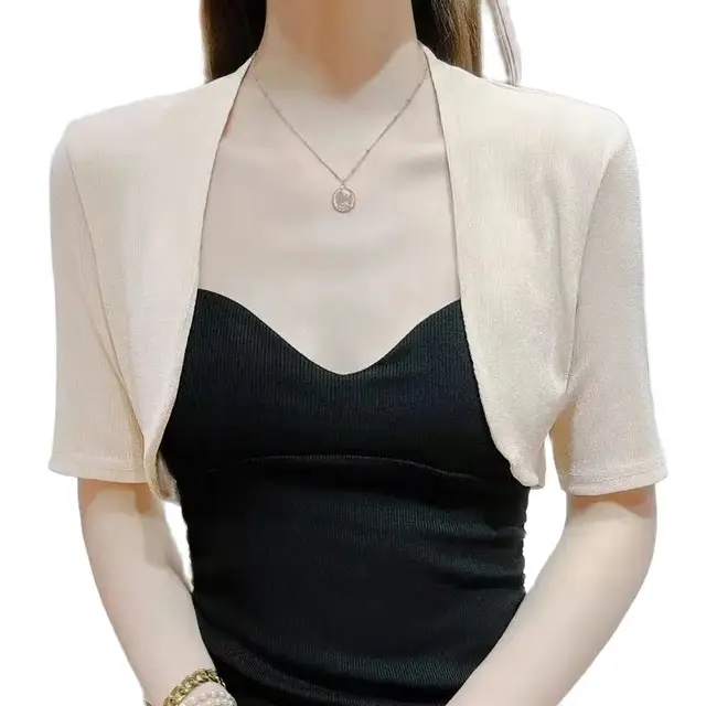 100% 브랜드 새롭고 높은 품질 특별한 날에 결혼식을 위한 필수 액세서리, 여름 화이트와 블랙 반팔 셔그 디자인