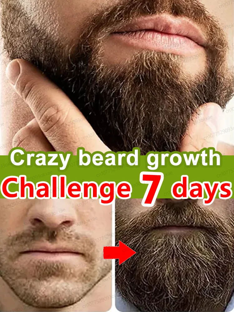 Beard Growth Serum Faster Styling Thicker Longer Fuller Beard Softening