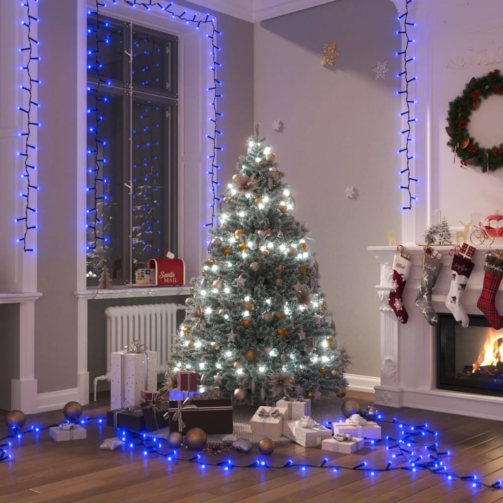 Ghirlanda Led Compatta Con Blu 400 Led 13 M Pvc Buon Natale Decorazioni Per La Casa Regali Capodanno