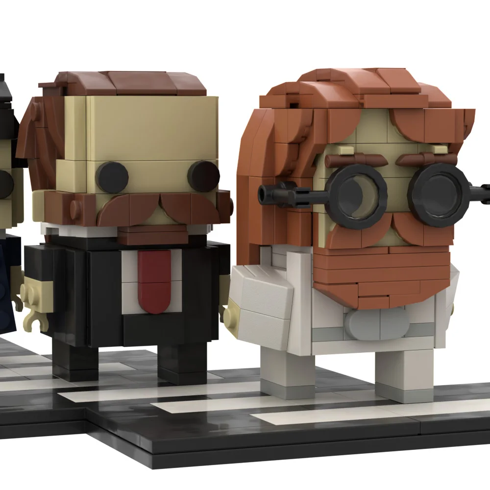 

MOC Famous Band British Rock Band Team Brickheadzs Building Blocks For The Beatlesed Action Figures Bricks Toys for Kids Gift