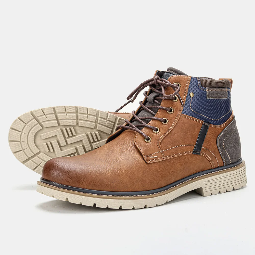 

Men's Boots Retro Brushed Ankle Boots Men's Shoes Large Autumn And Winter Men's Boots Walking Shoes Women 2024 Shoes For Men