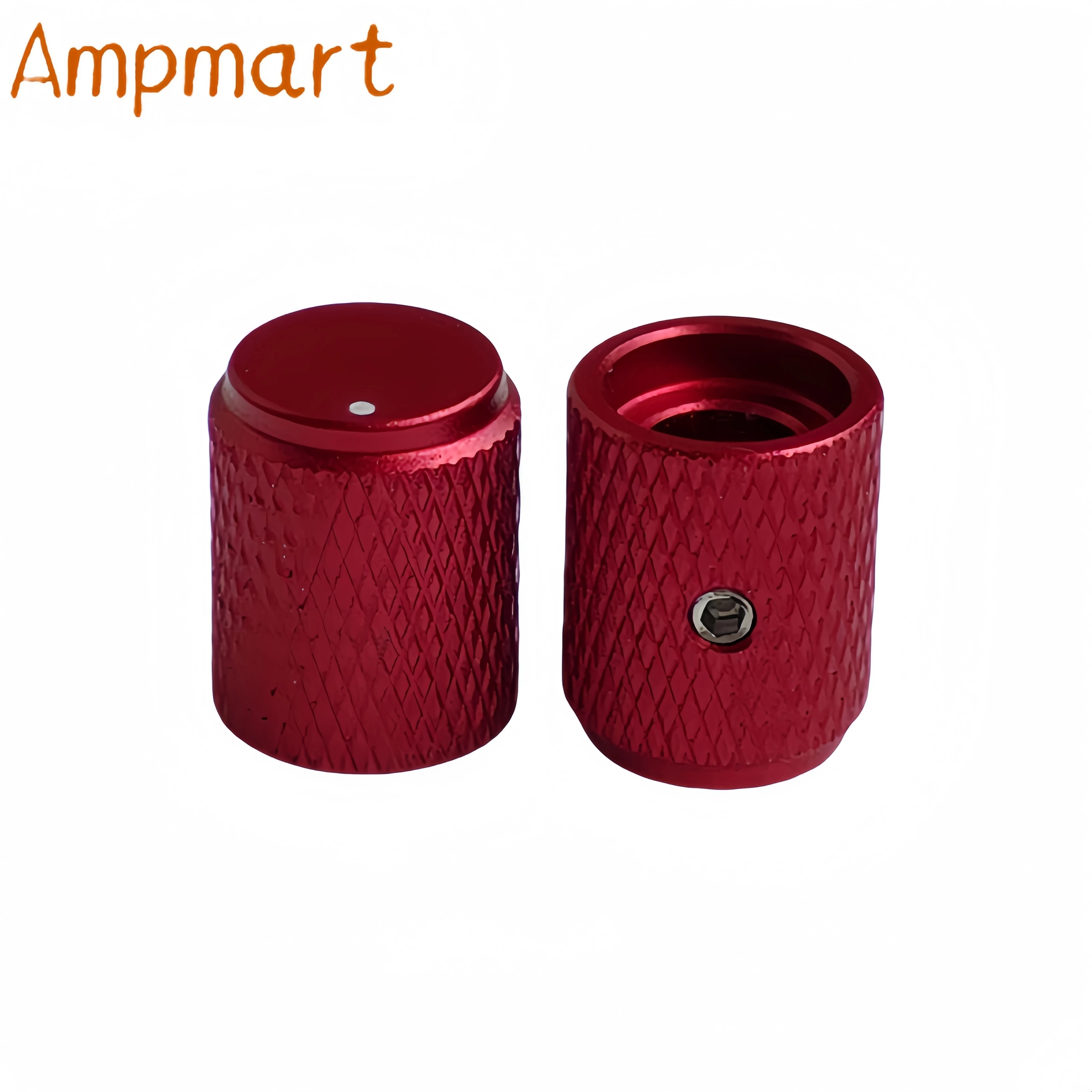 Aluminiumlegierung Drehknopf für Leistungsverstärker HIFI Audio-Verstärker Lautstärke-Potentiometer CD-Knopf 12x15mm 5 Stück – Detail 12