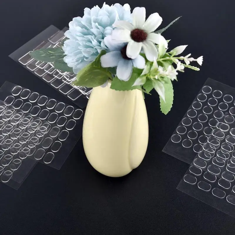 5 stücke Doppelseitiges Klebeband Dots Poster Klarer Kleber Ovales Klebeband Keine Spuren Puppe Fuß Feste Aufkleber Wasserdicht Für DIY Handwerk – Detail 19