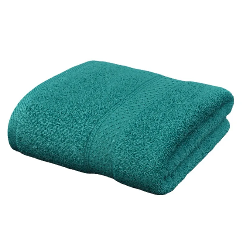Pure Cotton Towel Solid Color Thickened Lint-free Absorbent Cotton Bath Towel 70X140CM bath towel