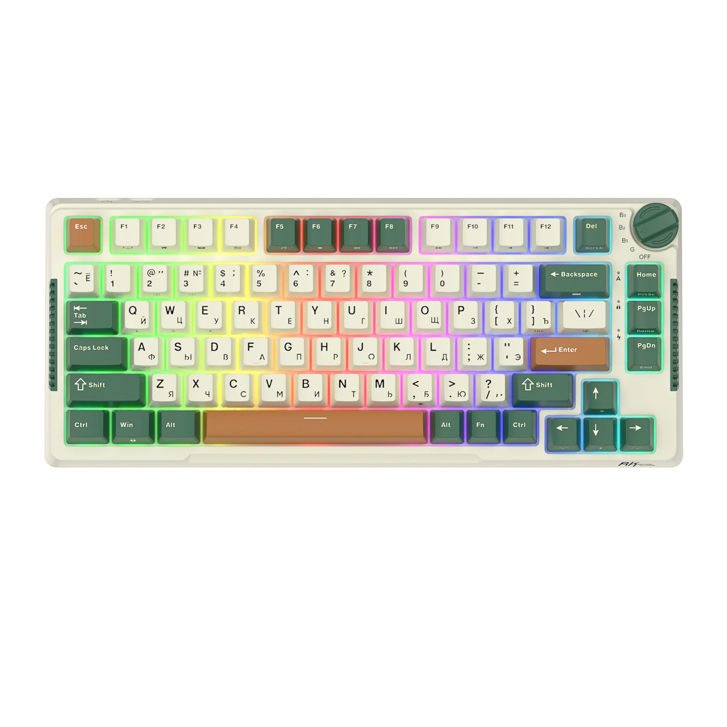 Tastiera Meccanica Wireless RK H81 - 75% Layout, Hot-Swap, RGB, Tripla Modalità - Foto 2