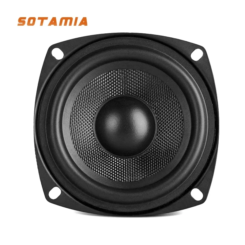 SOTAMIA 미드 레인지 우퍼 스피커, HIFI 음악 오디오 라우드 스피커, 알루미늄 프레임, 긴 스트로크 스피커, JAMO용, 4 인치, 4 옴, 50W, 1 개
