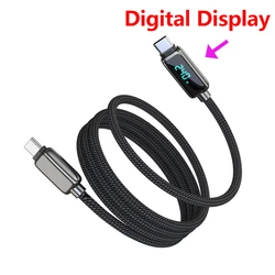 Vyvylabs High - Speed Type C to Type C Digital Display Cable with 240W Fast Charging Capability - 1m (Digital Display)
