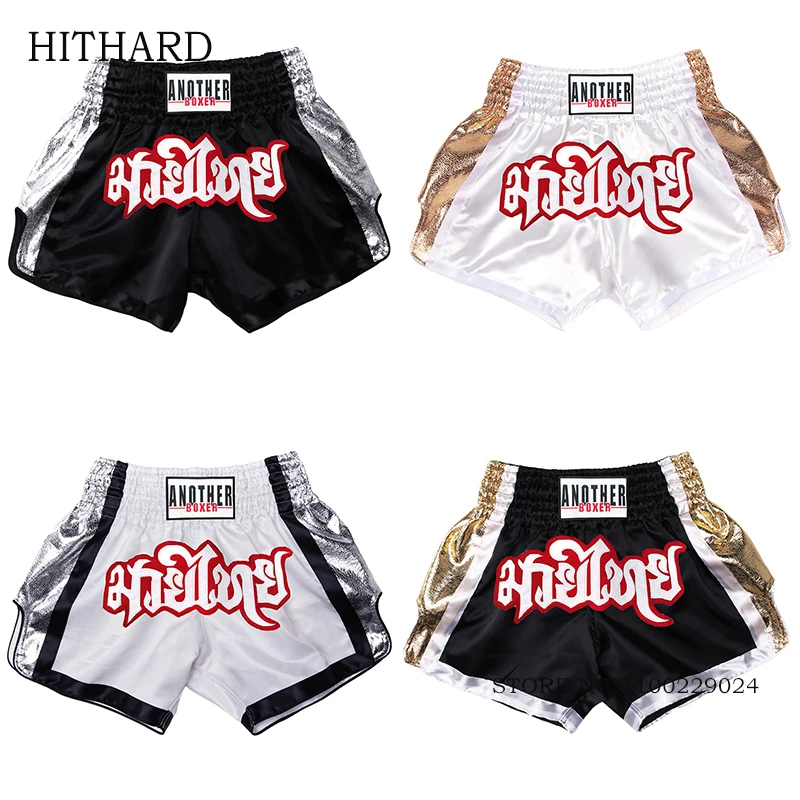 

Muay Thai Shorts Thailand Kickboxing Fight Pants Boxing Shorts Men Women Kids Grappling Sparring Combat Martial Arts Clothing