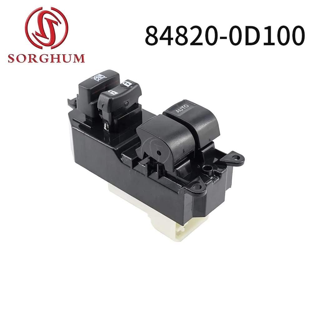 SORGHUM 84820-0D100 For Toyota Auris Hybrid 2007-2013 Yaris 2005 2011 Car Power Window Control Switch Master Button 84820-02230