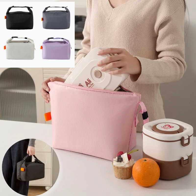Portable Insulated Lunch and Food Storage Bag with Aluminum Foil Lining