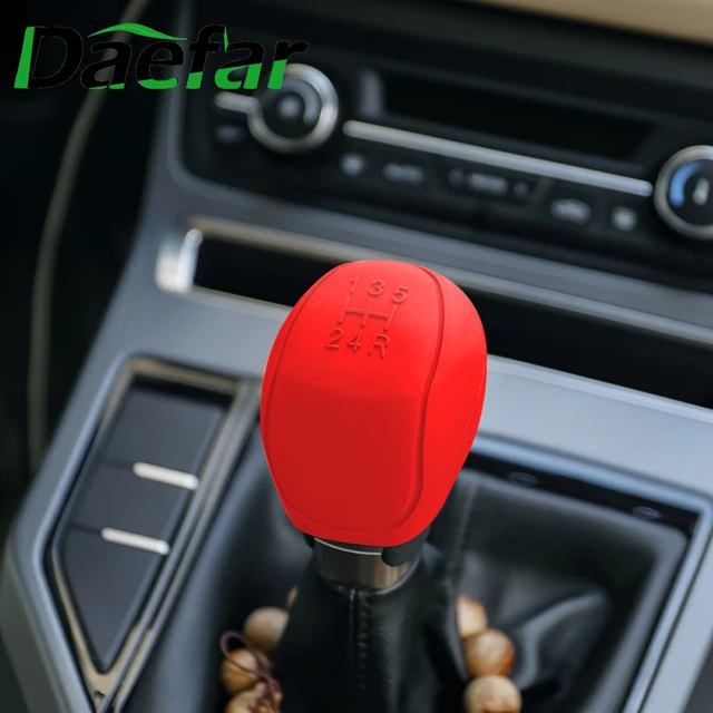 Couvercle du pommeau de levier de vitesse en Silicone, poignée  antidérapante, colliers de changement de vitesse Automobiles, accessoires  de voiture intérieur - AliExpress