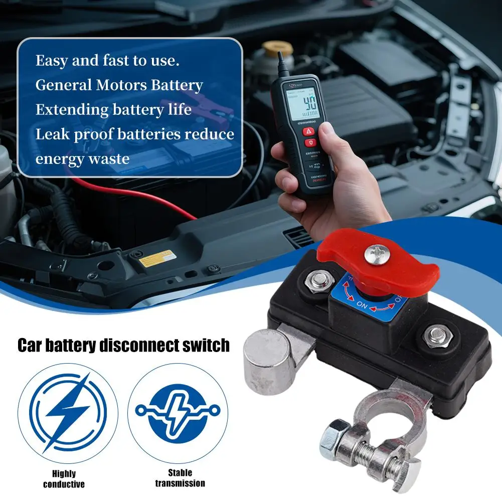 Remote Car Battery Disconnect Switch - DC 12V Automatic Power Shut-Off