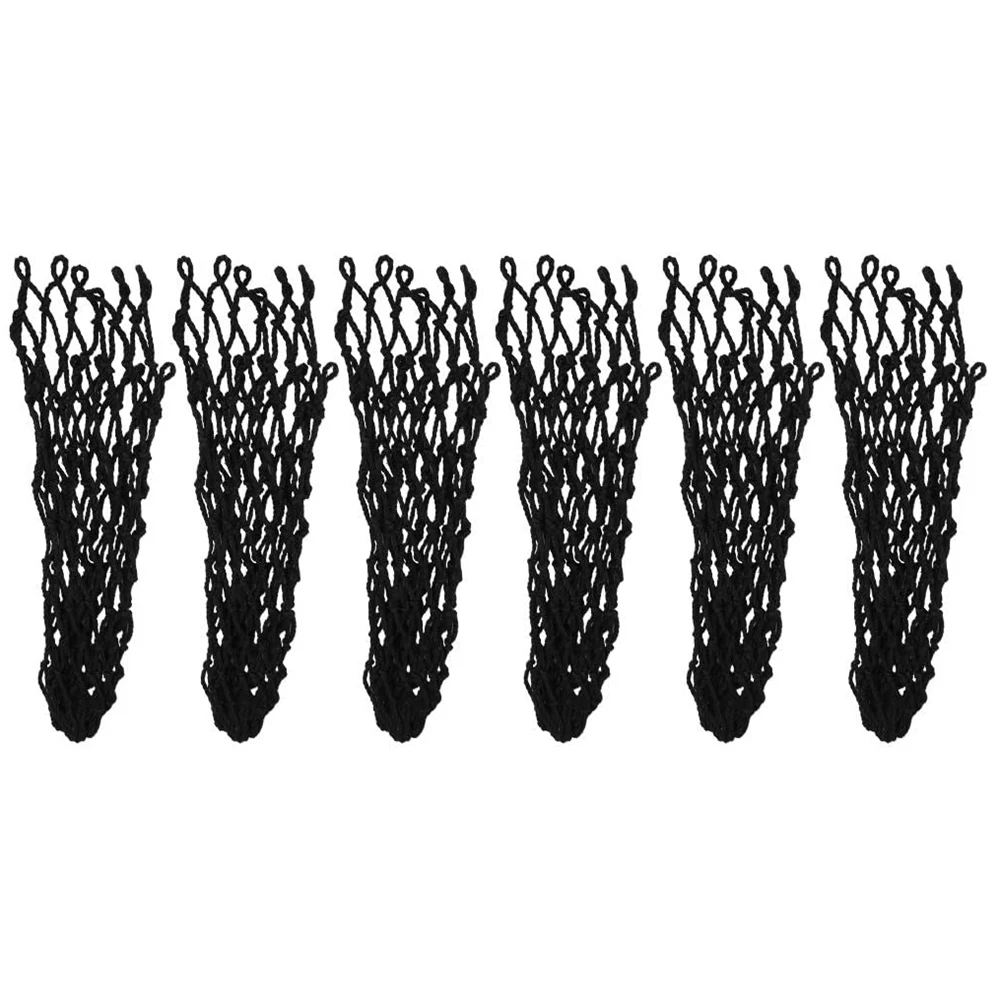 

6PCS Billiards Net Hollow Thicker Stronger Out Pool Table Pocket Nets for Billiards Trainning