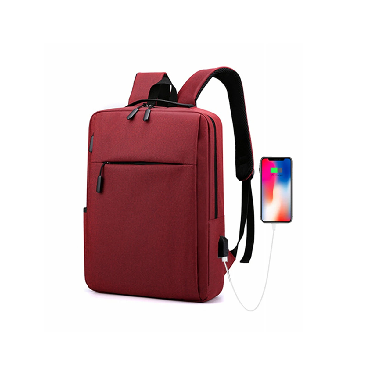 Docooler 15.6-Inch Laptop Backpack - Water-Resistant With USB Charging Port