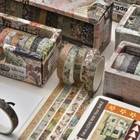 20pcs First Time Meet Series Washi Tape Set 7mm Retro Flower Adhesive Masking Tapes Decoration Stickers F7585 2