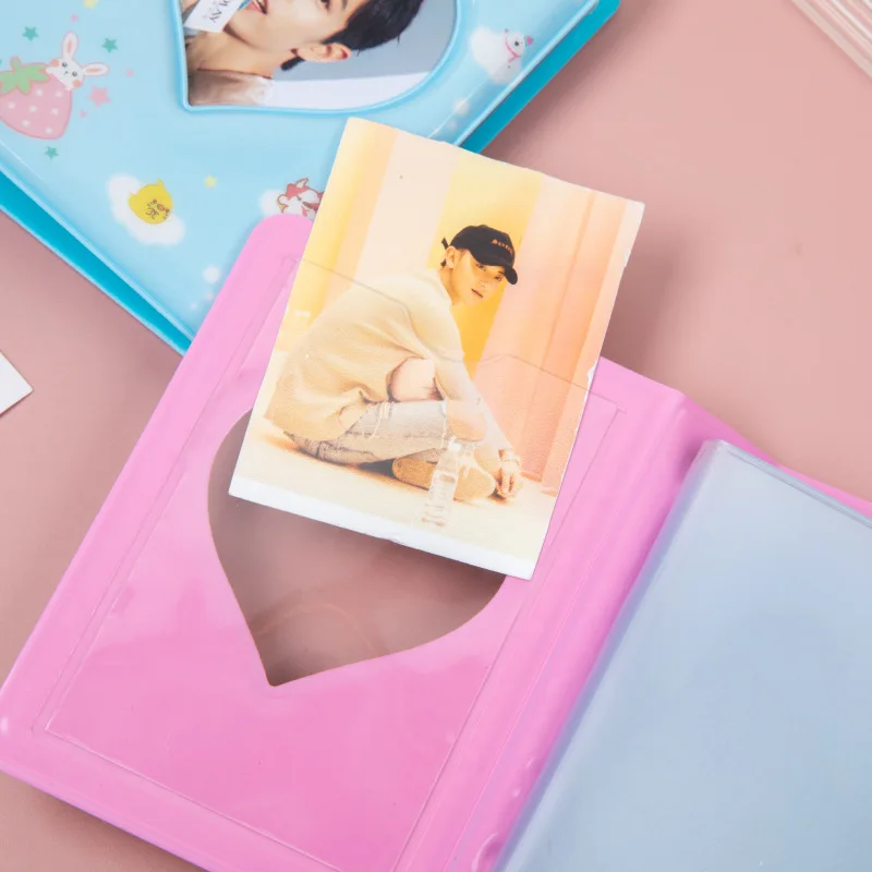 40 Pocket 3 Inch Kpop card photo album love collect book rainbow bear postcards organizer SKYSONIC card holder,photo album,idol card book