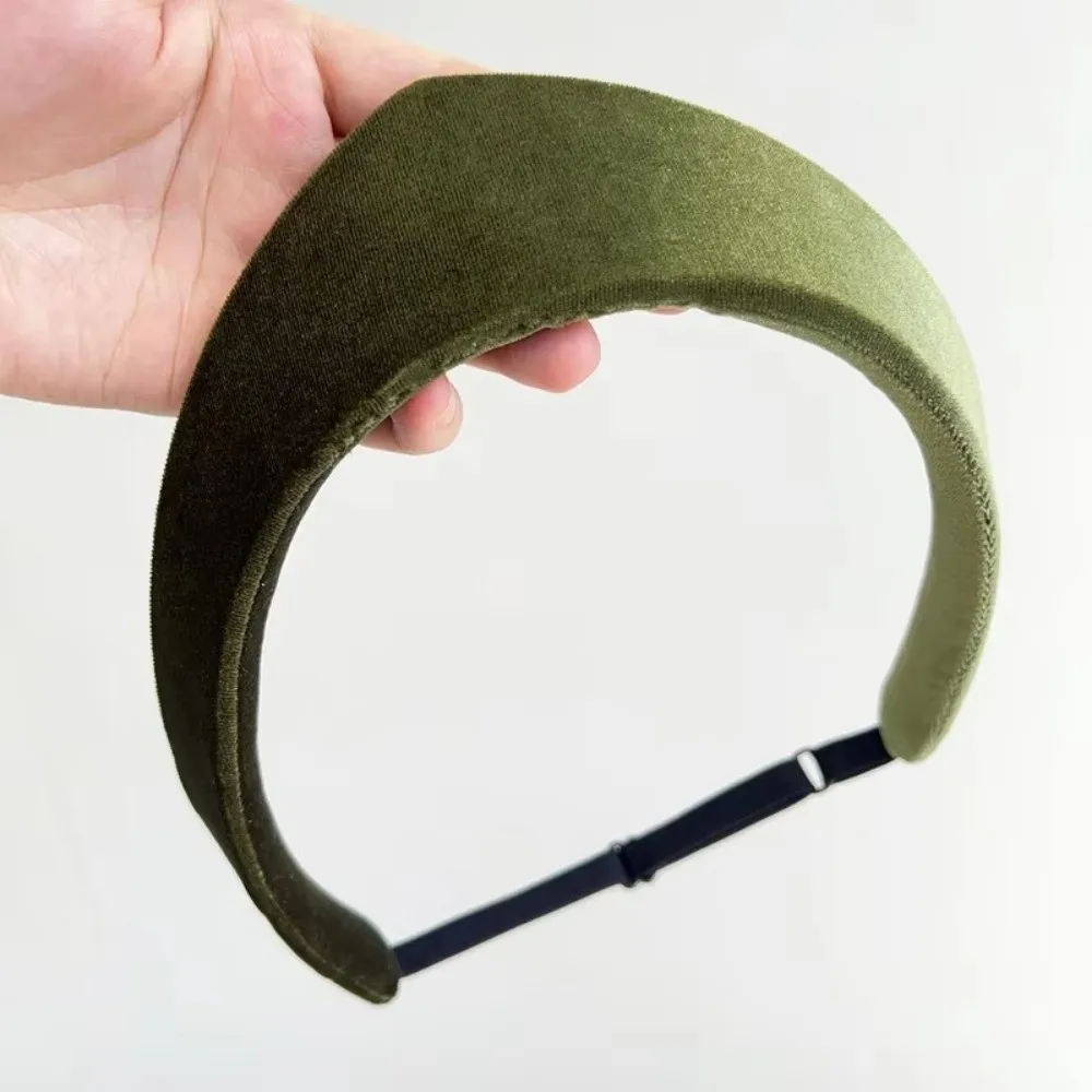 Neue Samt Frauen Stirnband Glatte Europäische und Amerikanische Haarnadel Stirnband Haar Hoop Dame Kopfbedeckungen – Detail 4