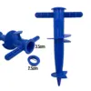 1 Piece of Plastic Umbrella Plug Beach Umbrella Base Floor Fork Accessory Beach Umbrella Insert 4