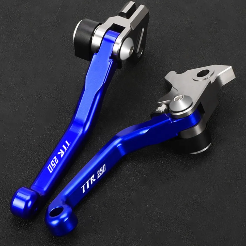 

Motocross Aluminum Alloy Folding Pivot Brake Clutch Levers Handle For YAMAHA TTR250 1993 1994 1995 1996 1997 Off-Road Dirt Bike