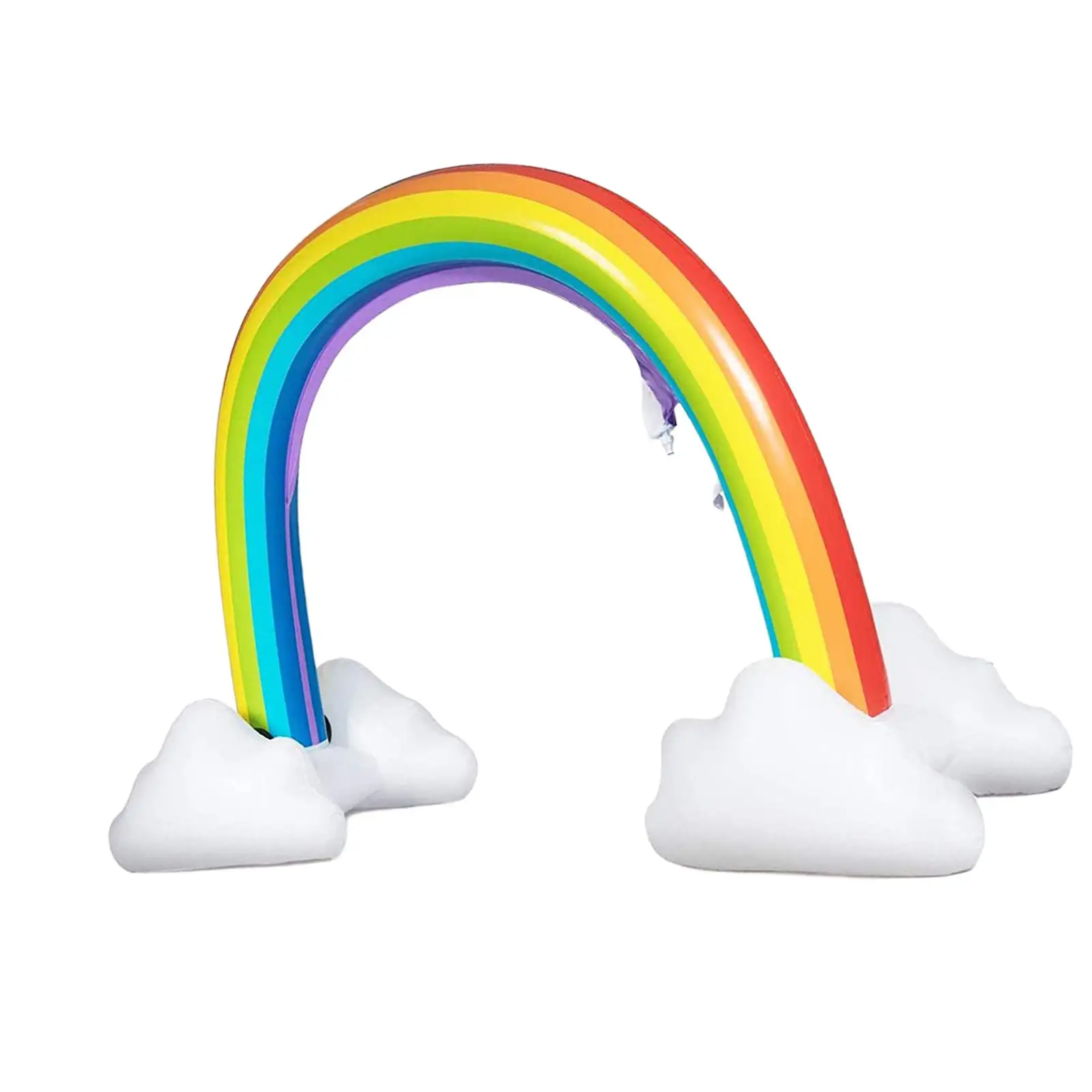 Inflatable Rainbow Sprinkler PVC Colorful Portable Outdoor Lawn Sprinkler Bridge for Child Outside Pool Parties Garden Adults Inflatable Rainbow Sprinkler PVC Colorful Portable Outdoor Lawn Sprinkler Bridge for Child Outside Pool Parties Garden Adults