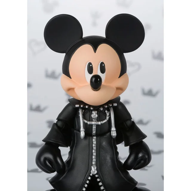 100% Original Bandai S.H. Figuarts SHF King Mickey KINGDOM HEARTS II In Stock Anime Action Collection Figures Model Toys 3