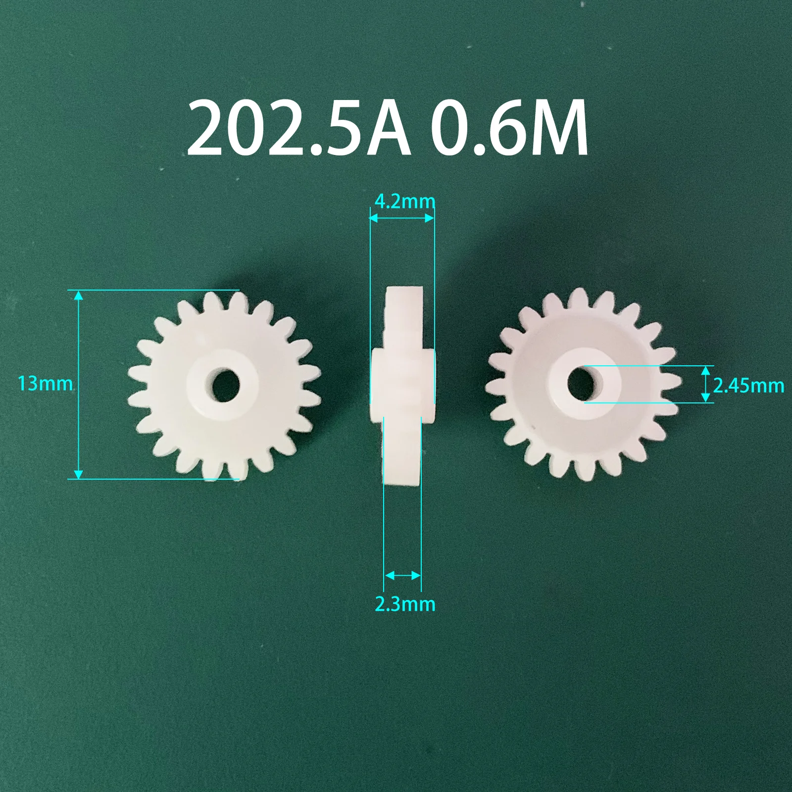 Transmission Gear 10PCS 0.6M Plastic Gears