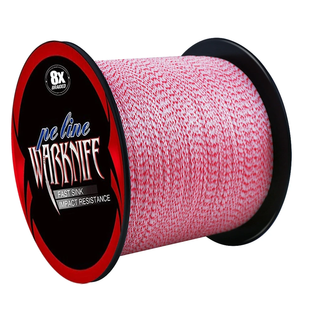 Fishing Line Fishing Tackle Warknife 8 Strands 100M 300M 500M 1000M 1500M 2000M Spot Line PE Multifilamet Braided Fishing Line 6LBs-300LBs Fishing PE Wire