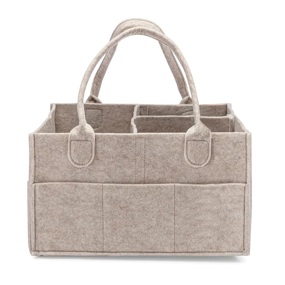 Stylish Portable Diaper Caddy for Nursery and Car