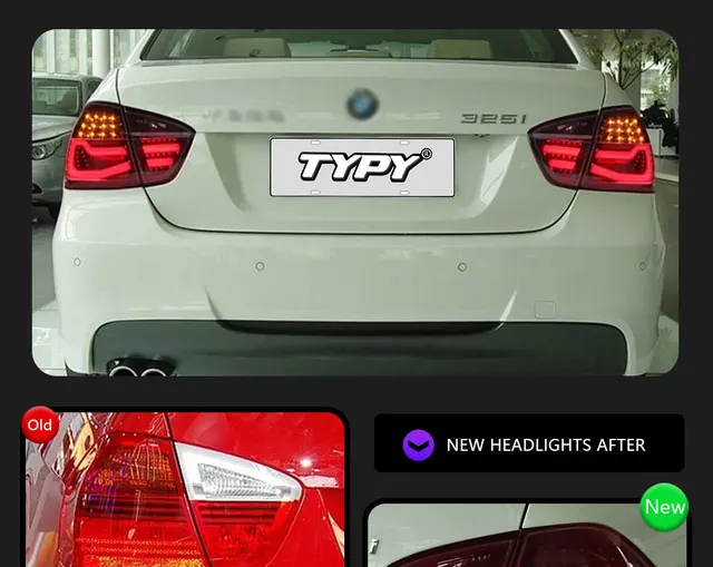 AOKEDING製 BMW E90 3シリーズ LEDテールライト テールランプ TYPE-A スモーク - 510supply - 自動車部品販売  国内唯一の商品を多数取り揃え 車のテールライト 用のBMW 3シリーズ E90用 リアバンパーテールランプ テールライト ブレーキライト テールライト (Insid リアテールライト 63217289425 63217289427 用のBMW 3シリーズ E90 2008-2011 車用 リアバン