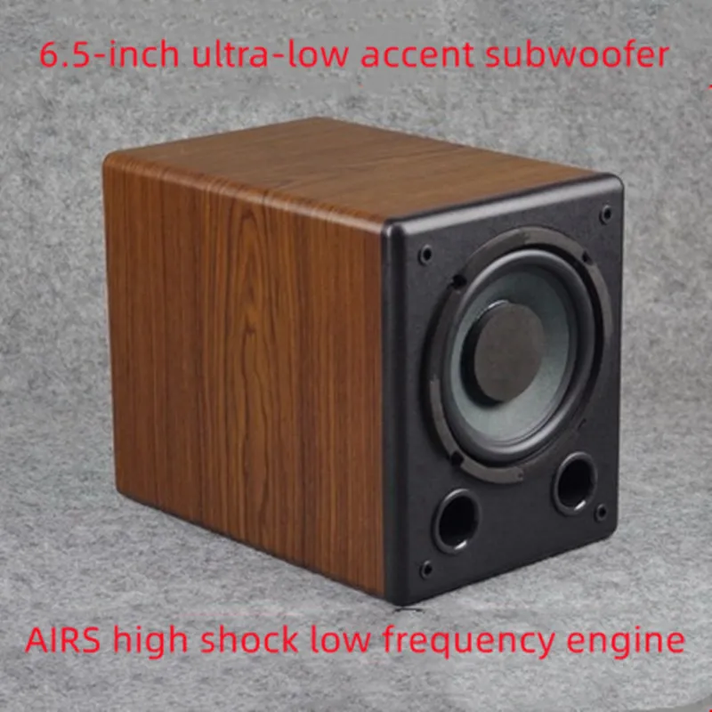 Wooden 6.5inch Lowfrequency Subwoofer Passive Active Fever Subwoofer Air Design New Speaker