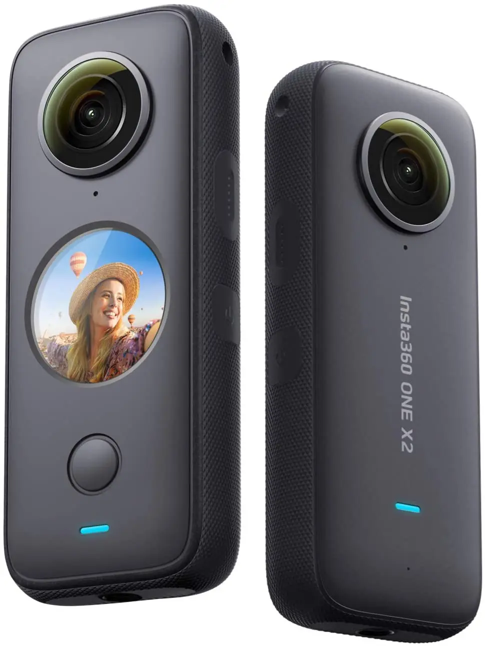 Insta360 ONE X2 stabilizzazione impermeabile della fotocamera d'azione, Touch Screen, modifica AI, Streaming Live